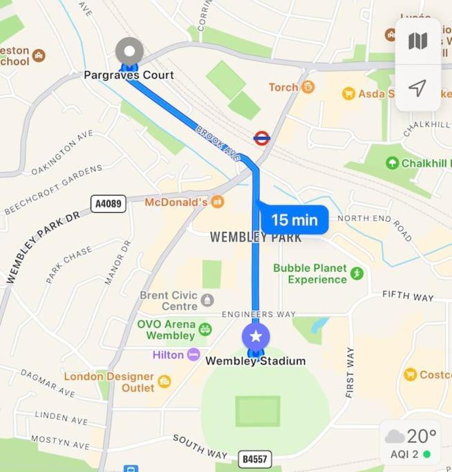Gorgeous Flat 10 Min Walk To Stadium Free Parking Лондон Экстерьер фото